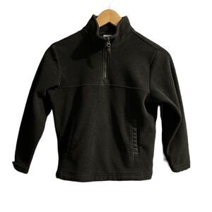 Wonder Nation Boy’s 1/4 Zip Black Pullover 6-7